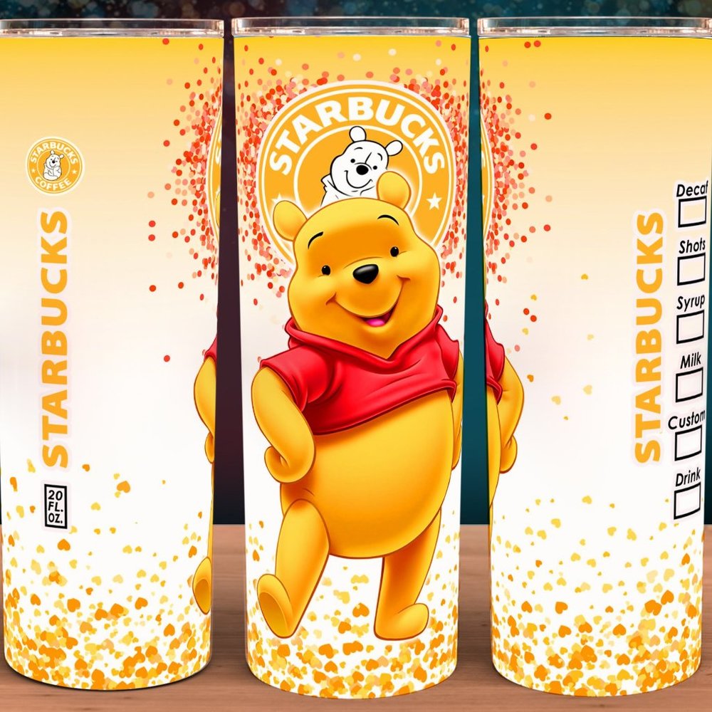 Pooh Coffee Cup Pumpkin Tumbler 20oz